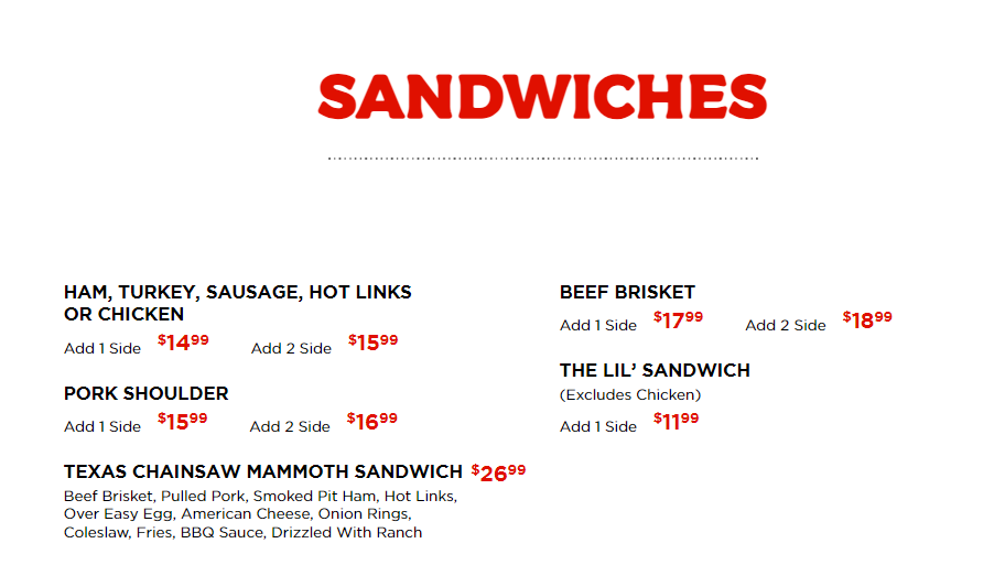 Menu Abbey's Real Texas Bbq-4