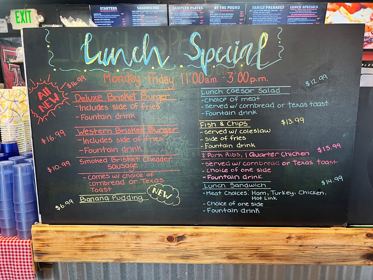 Menu Abbey's Real Texas Bbq-9